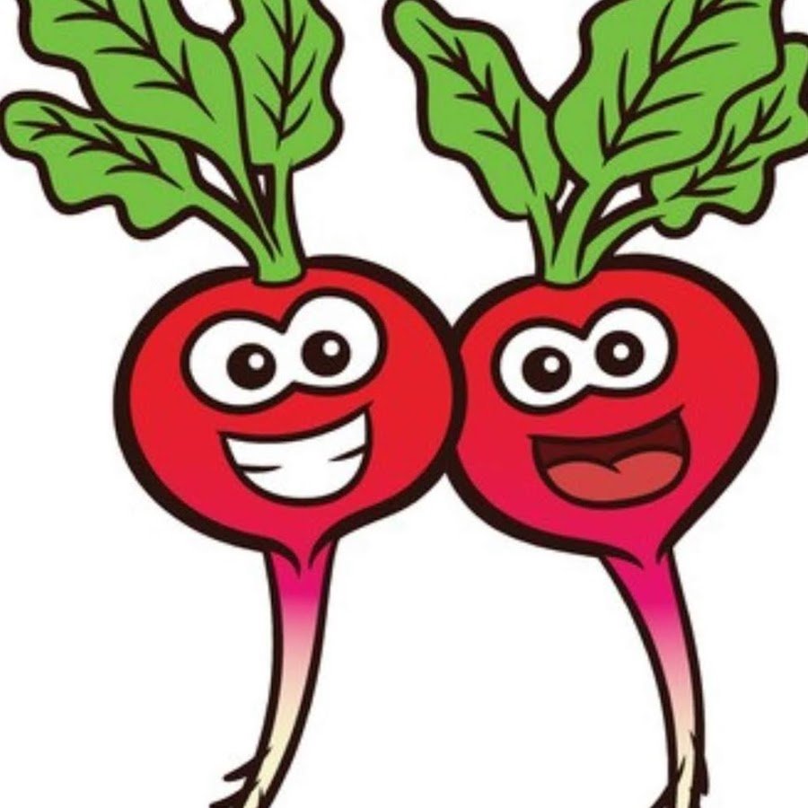 Веселые овощи редиска