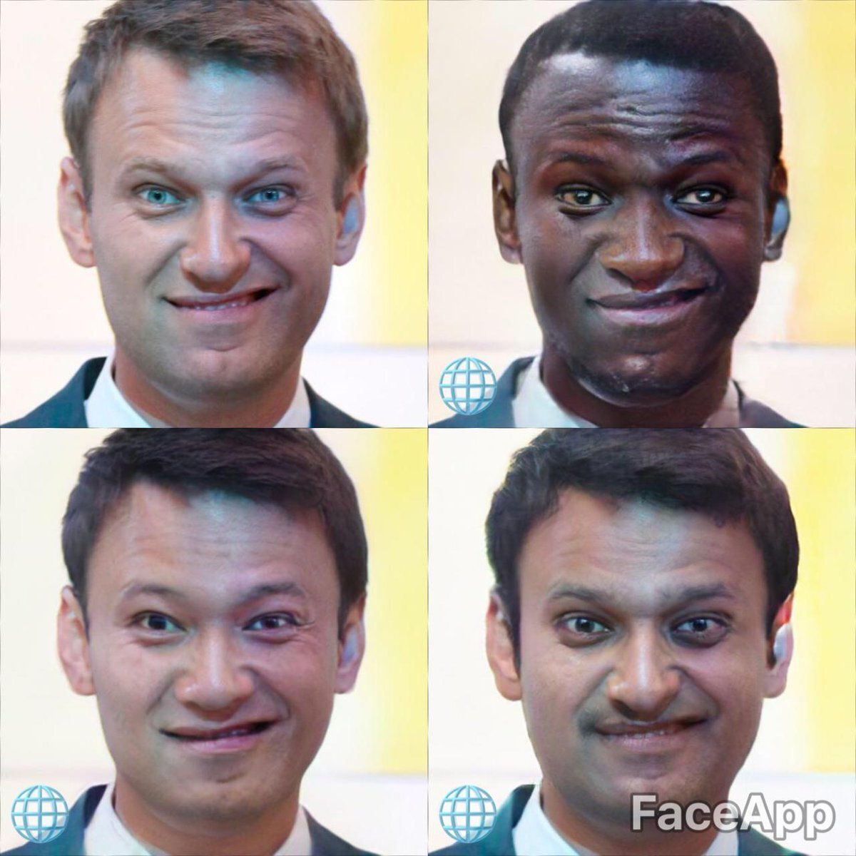 Представители разных рас