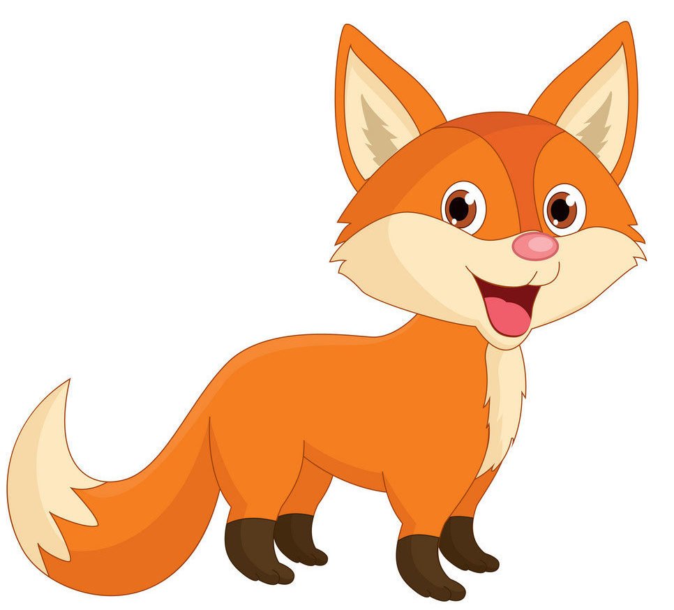 Лиса мультяшная для детей