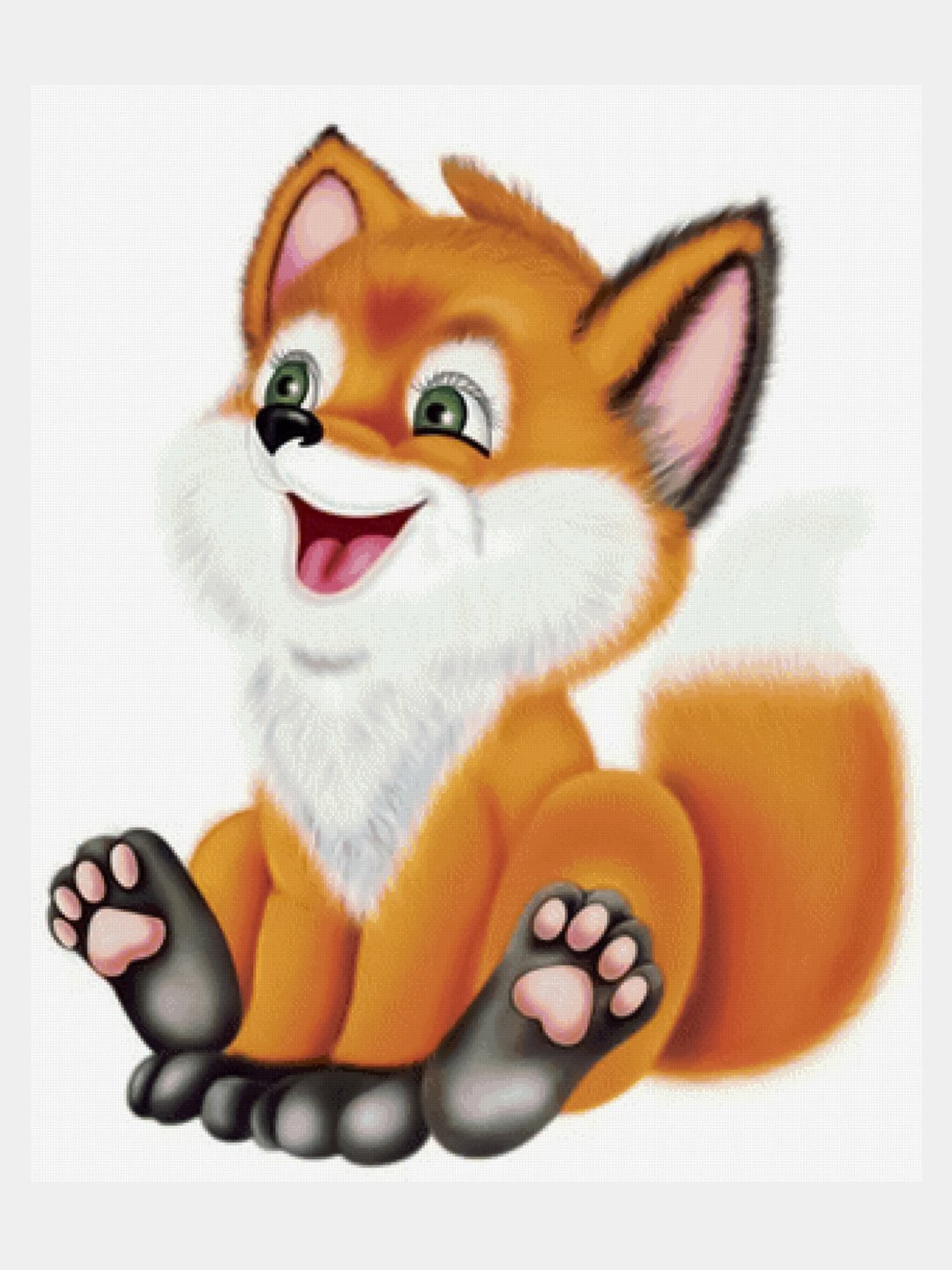 Лиса мультяшная