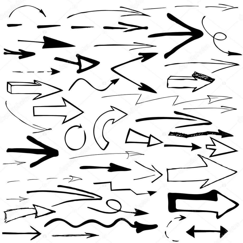 Стрелка трафарет