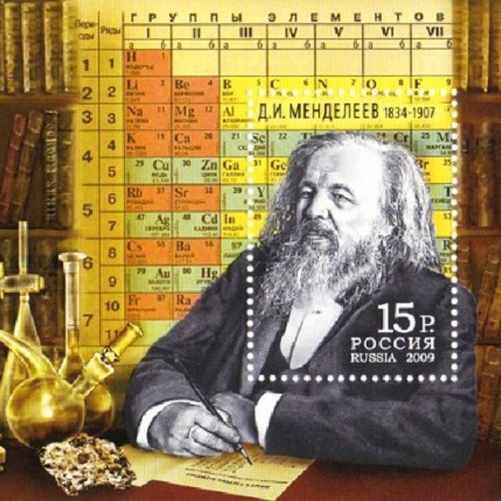 Менделеев Дмитрий Иванович таблица химических