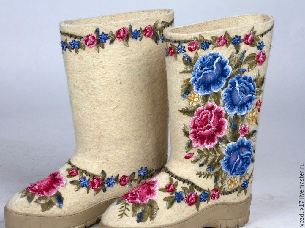 Орнамент на сапогах