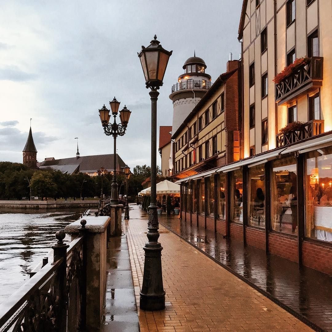 Калининград набережная рыбной деревни