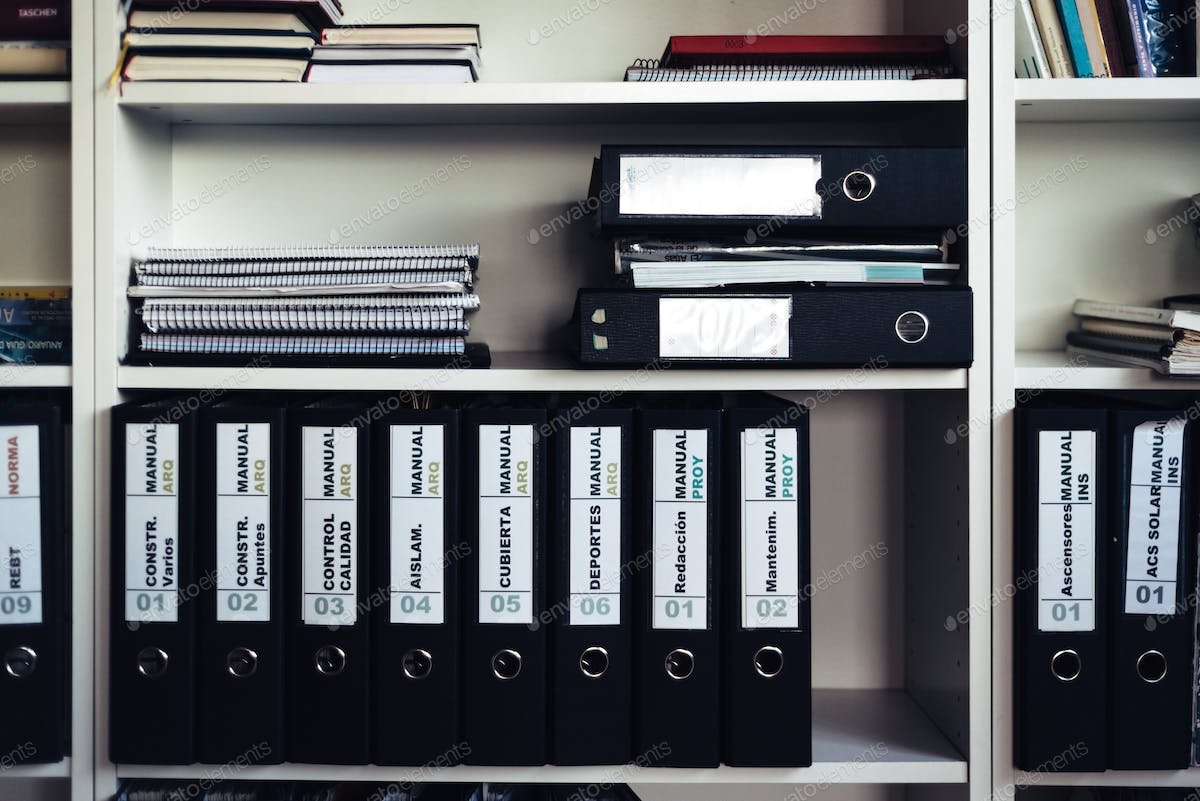 Библиотека документов вектор