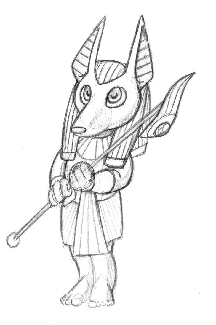 Анубис малыш