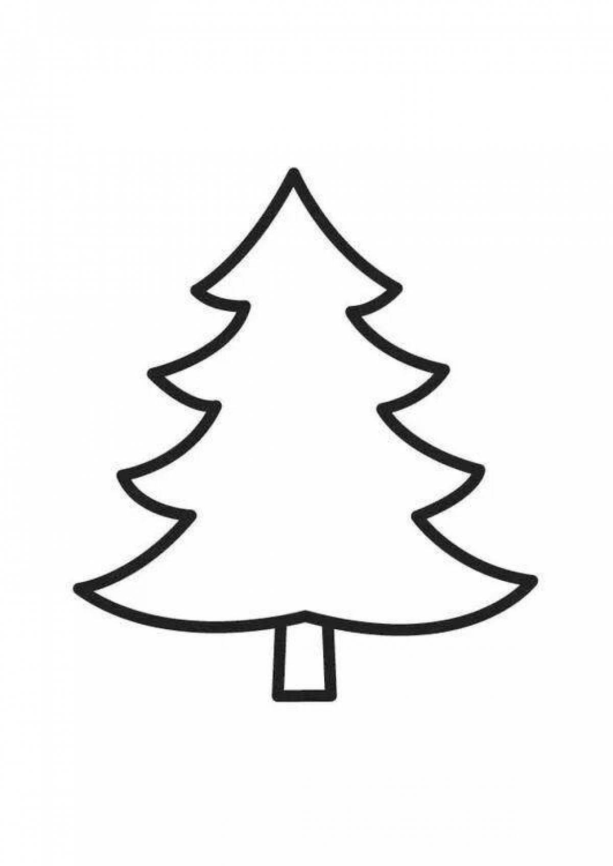 Раздаточный материал елочки