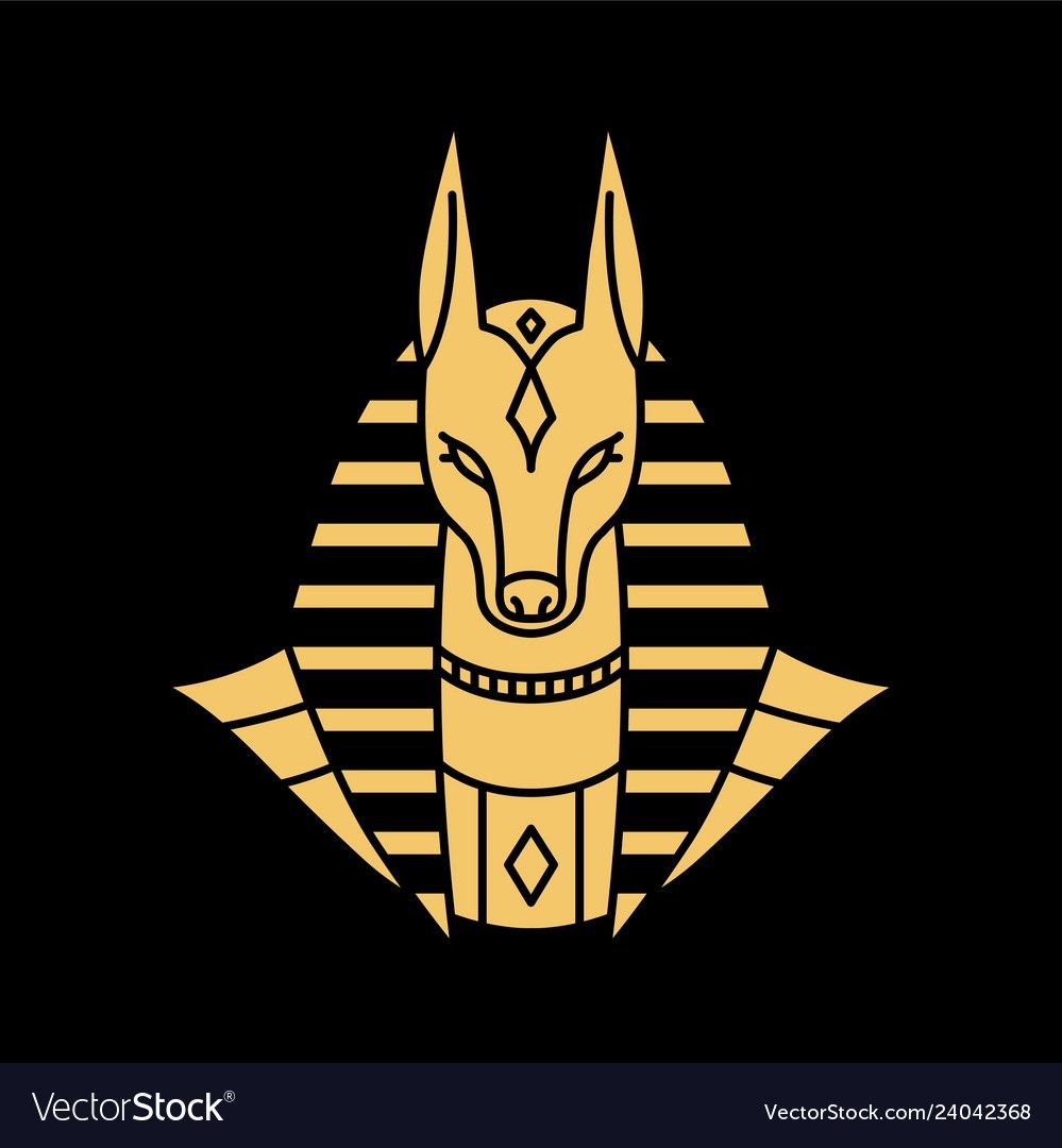 Анубис Бог Египта срисовка