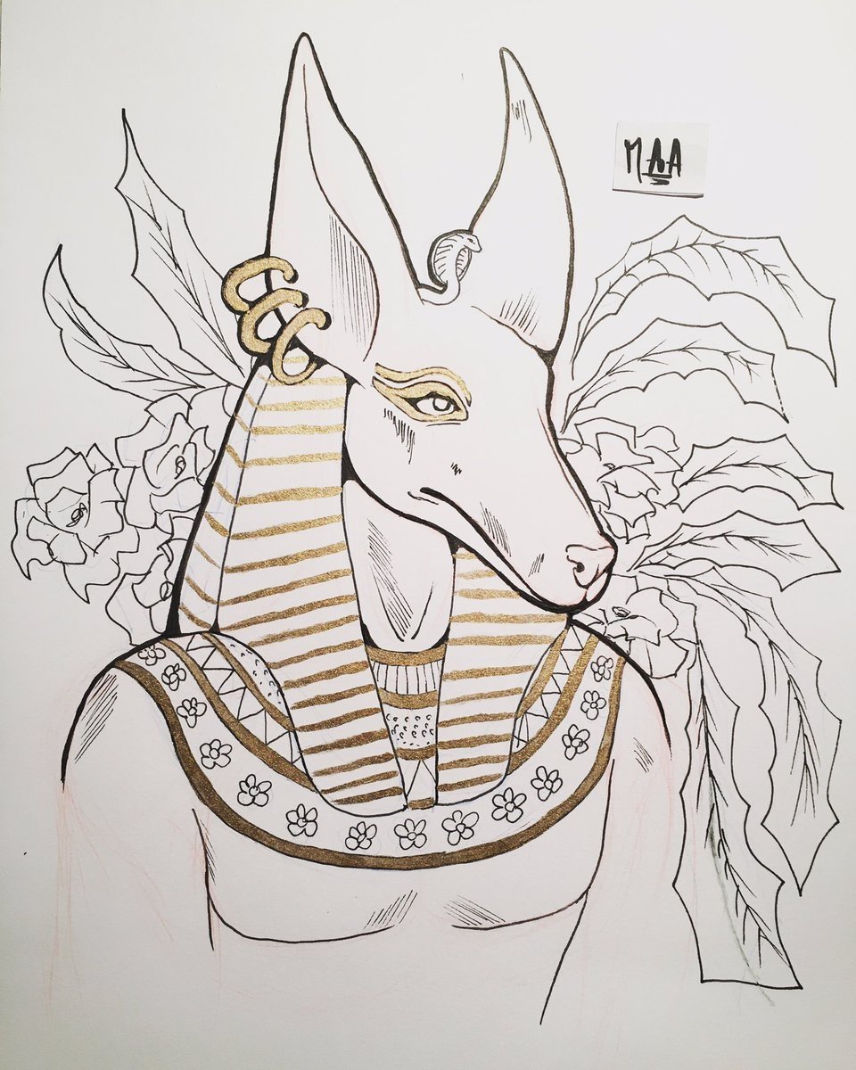 Анубис картинки для срисовки