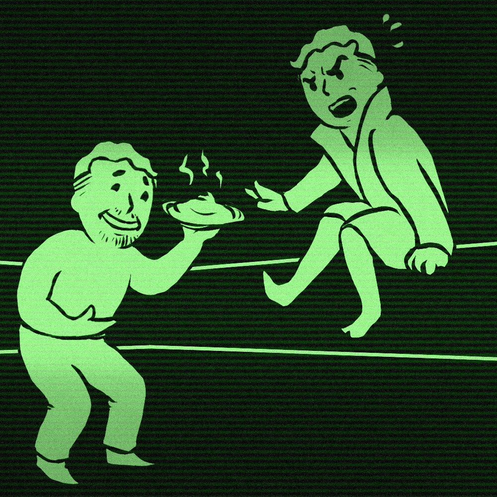 Фоллаут бой зеленый