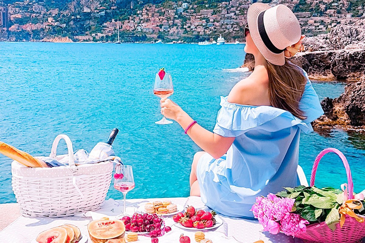 Италия море пляж девушка