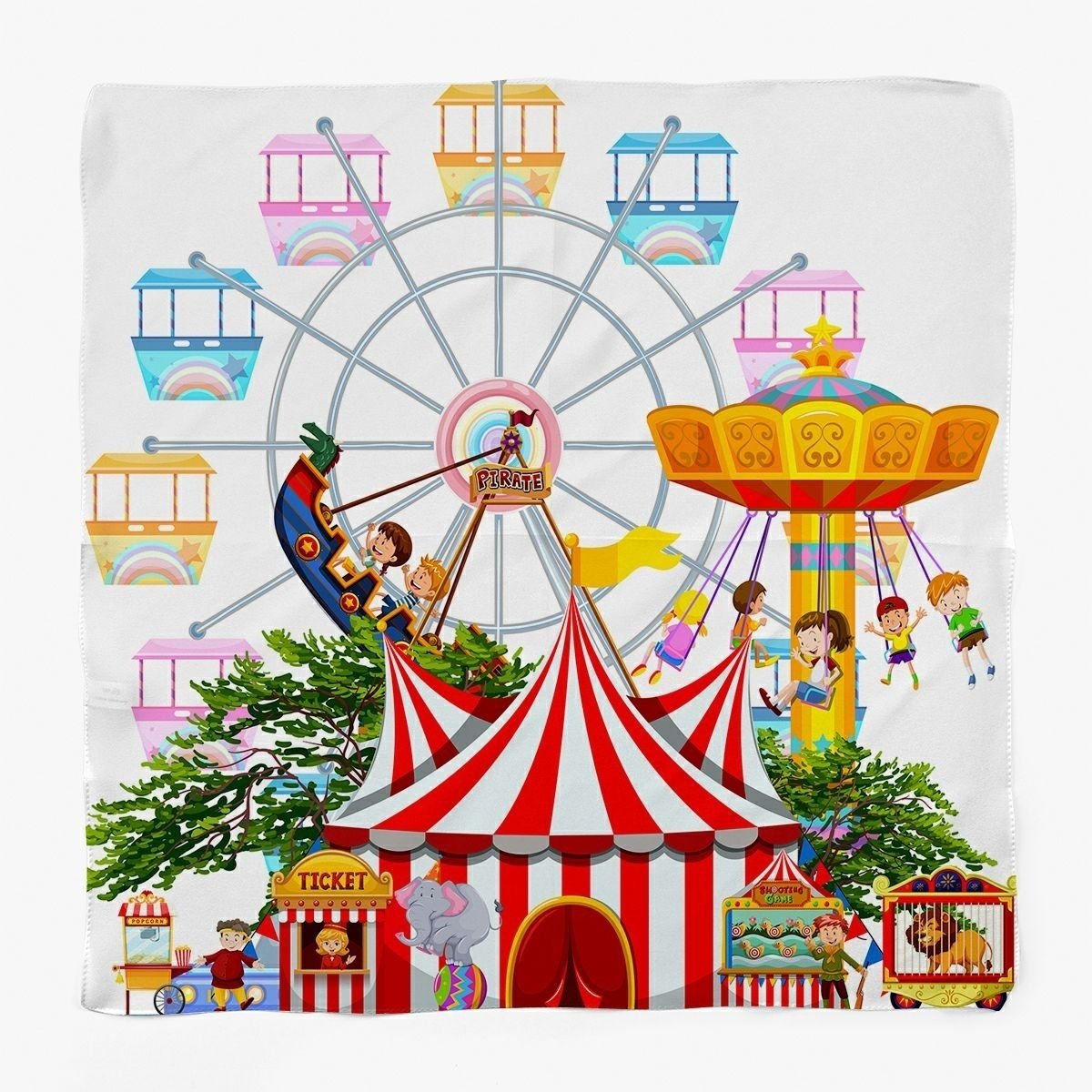 Фотосессия в парке аттракционов