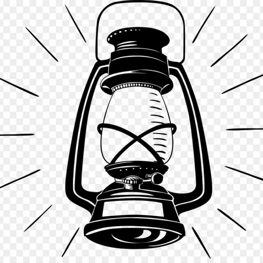 Керосиновая лампа раскраска