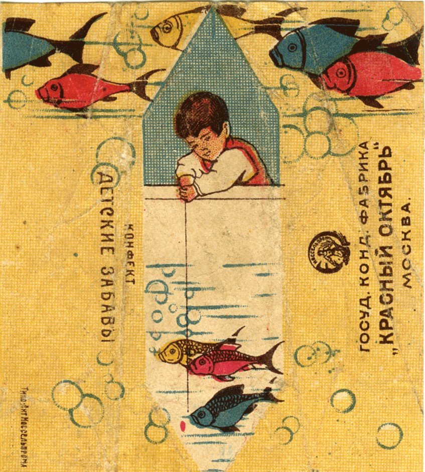 Обертки фантики от конфет СССР