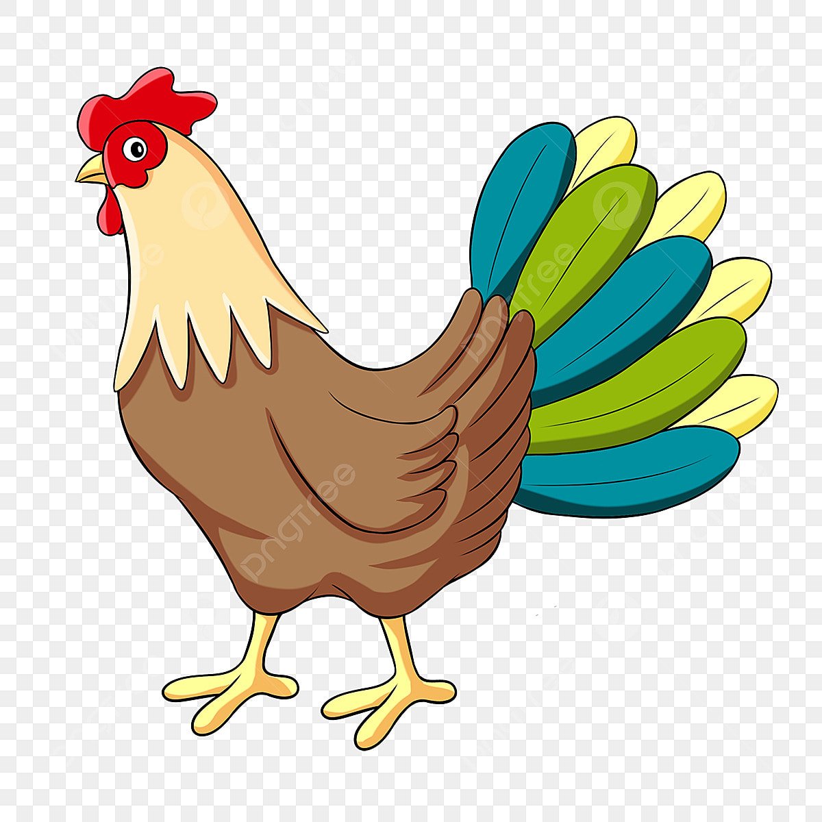 Петух рисунок