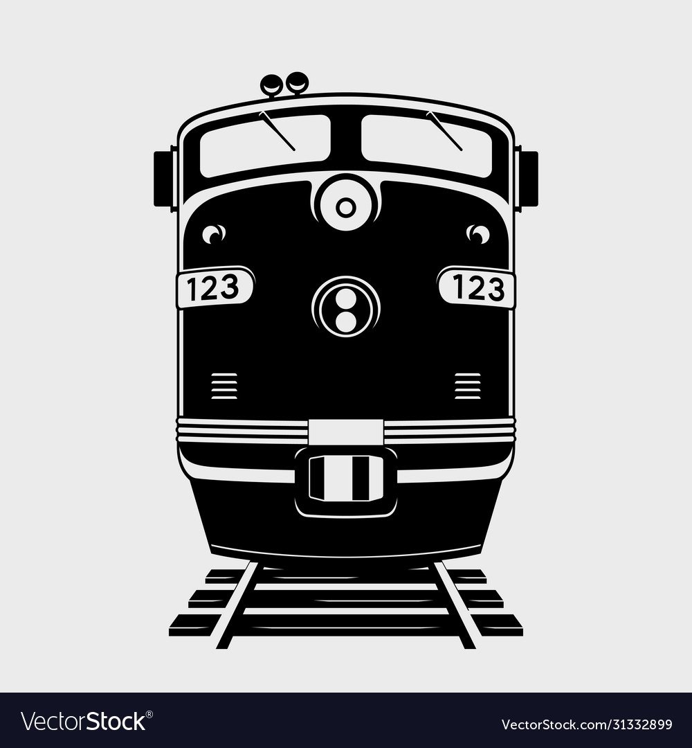 Тепловоз вектор