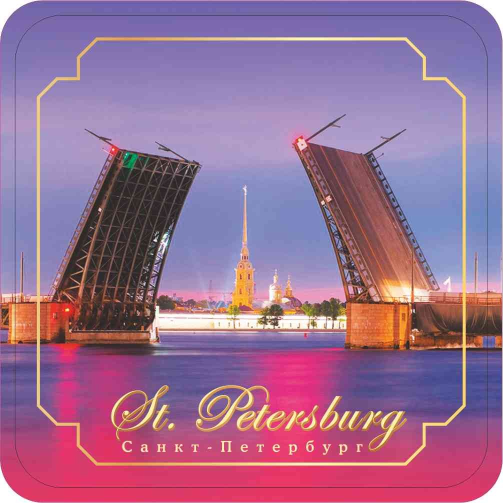 Разводные мосты в Санкт-Петербурге вектор