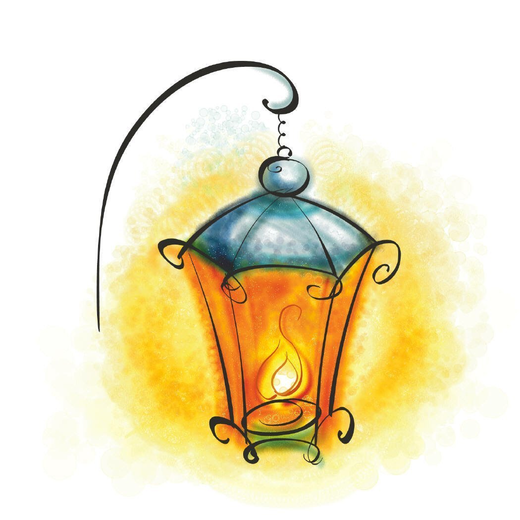 Лампада рисунок