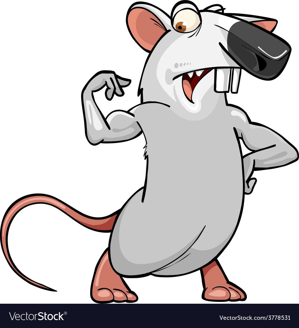Крыса мультяшный