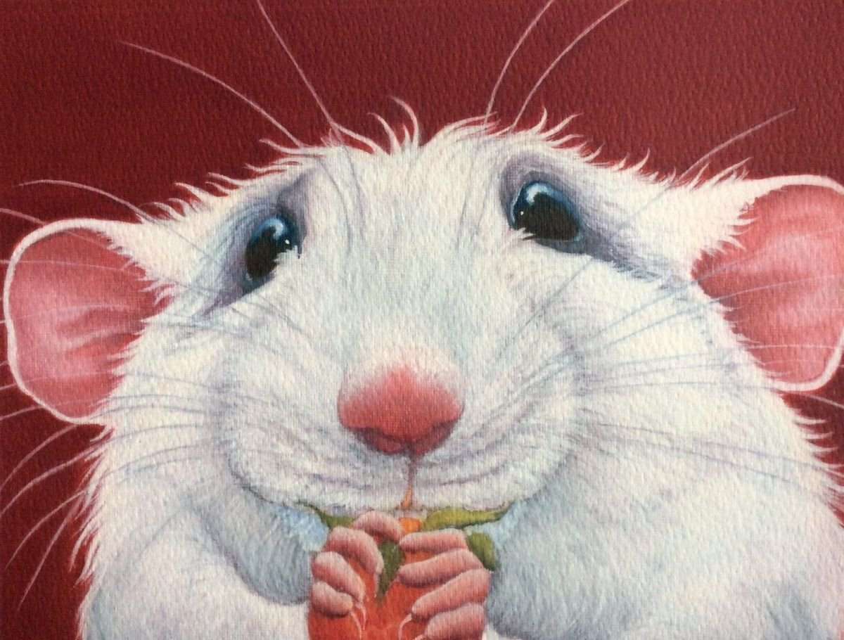 Крыса живопись