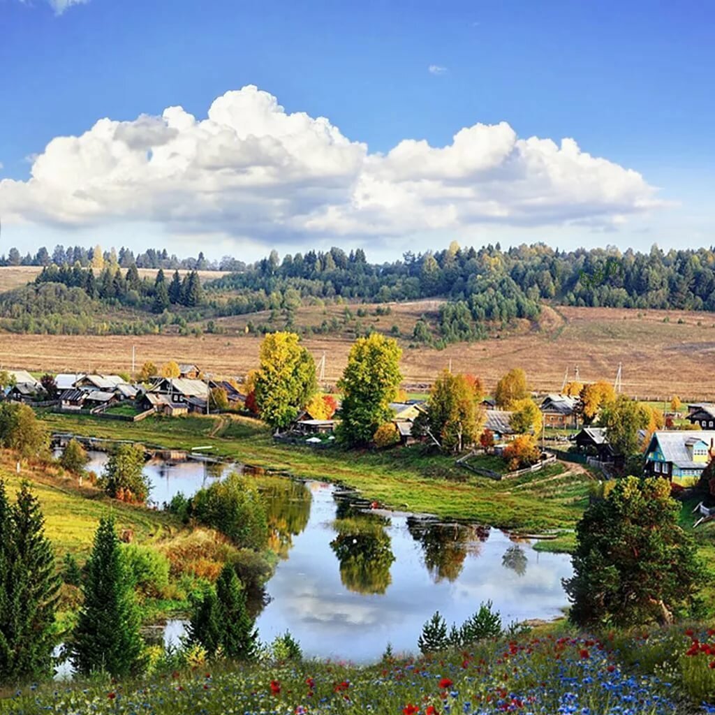 Деревня деревеньки Калужская область