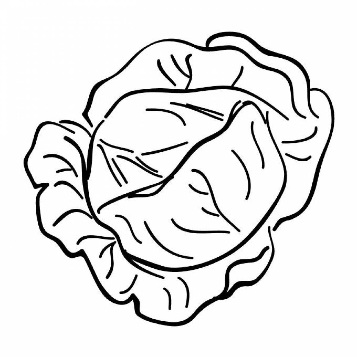 Капуста печать