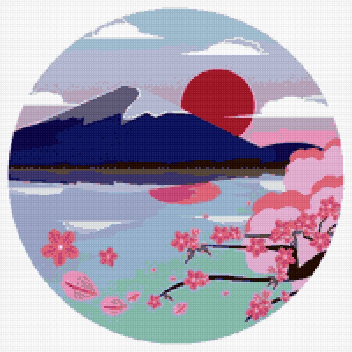 Гора Фудзи вектор