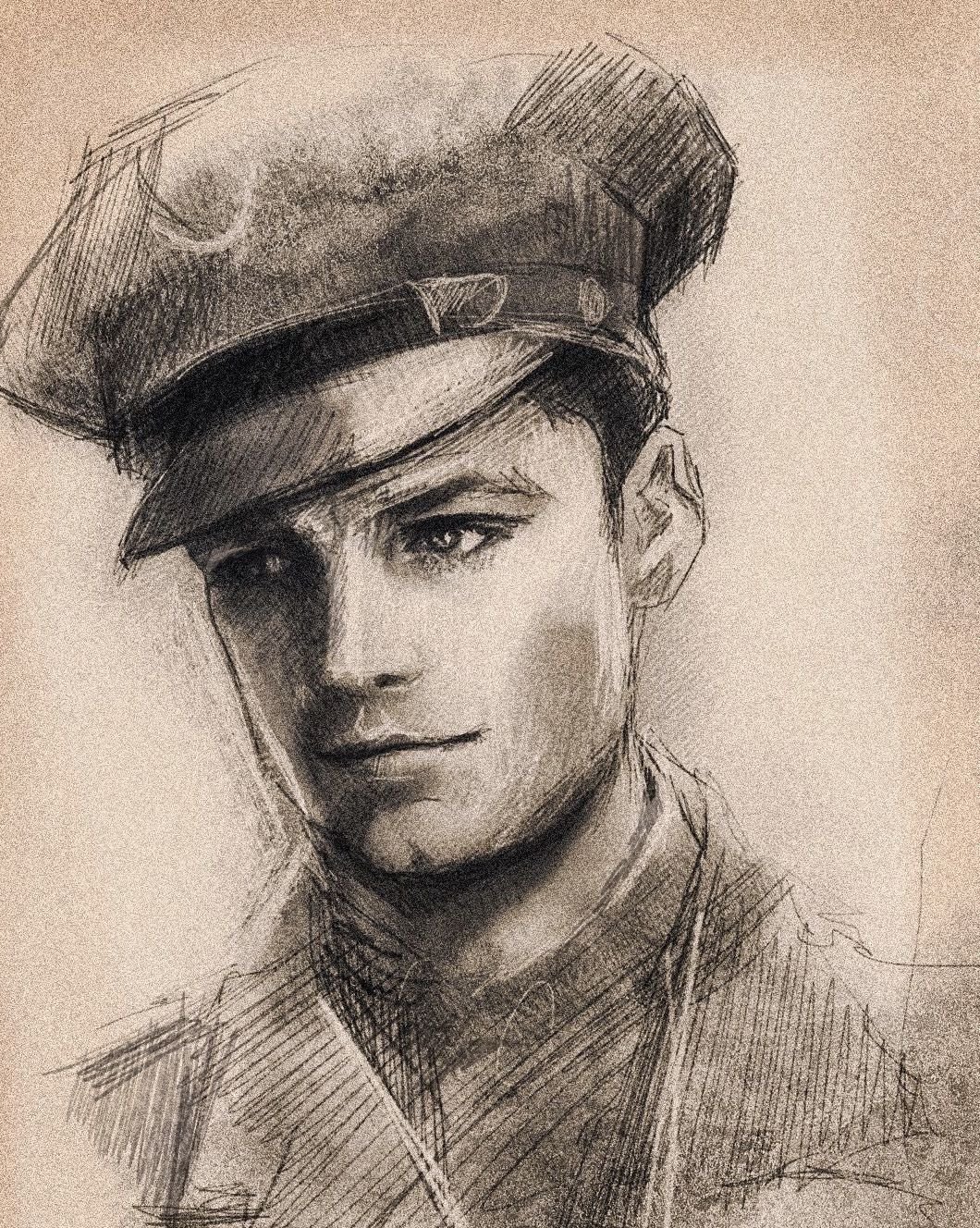 Портрет военного