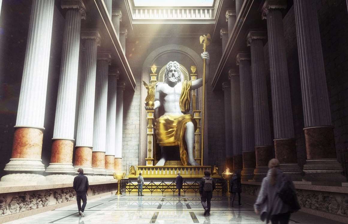 Статуя Зевса в Олимпии