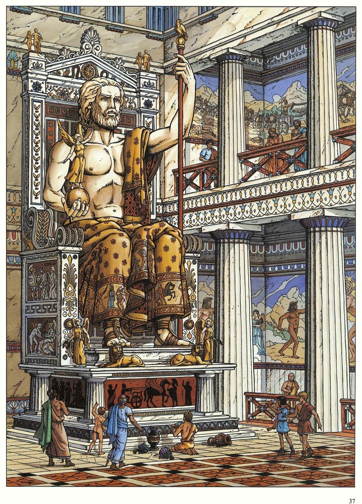 Фидий Зевс Олимпийский Дрезден