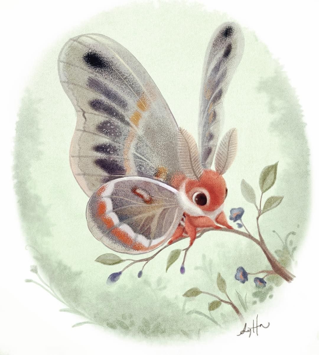 Бабочки без фона мультяшные