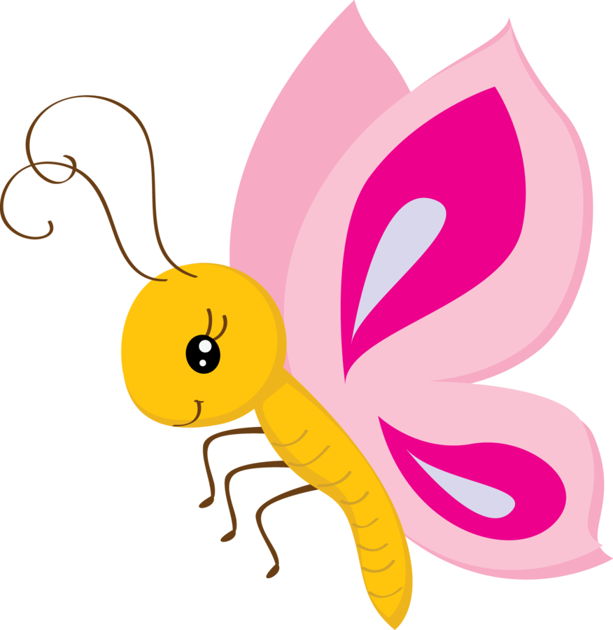 Яркие бабочки на прозрачном фоне