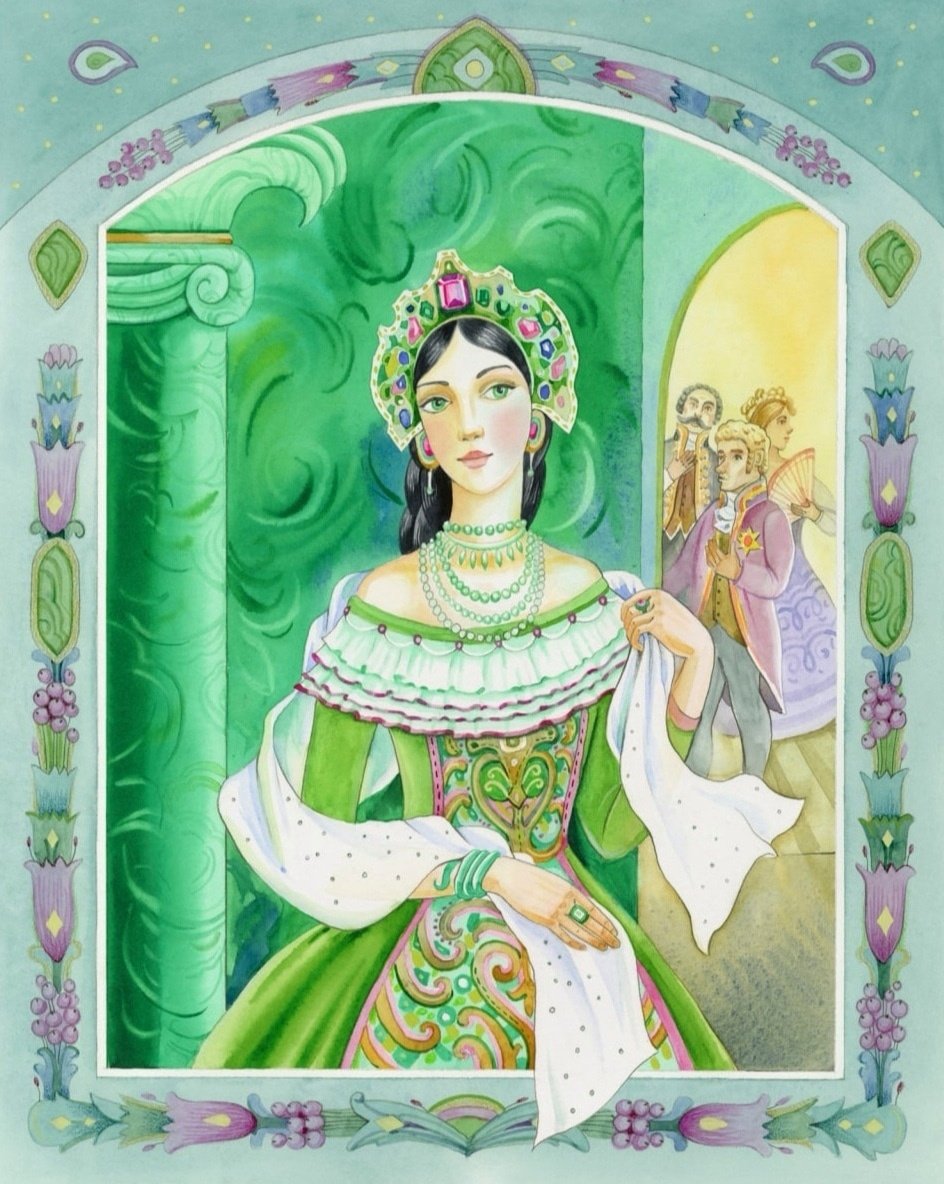 Малахитовая шкатулка 1969