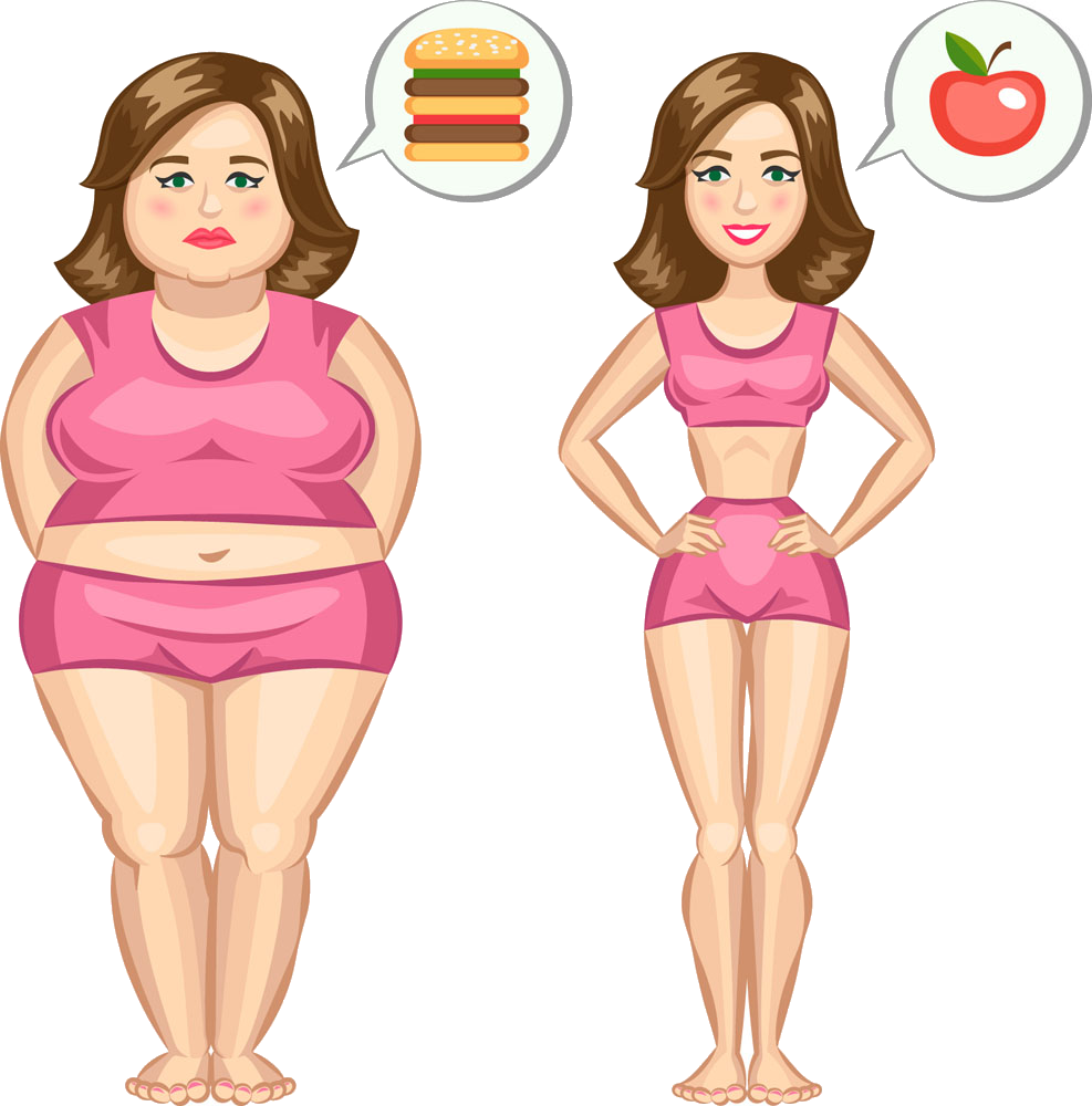 Фигура человека девушка стройных и толстых