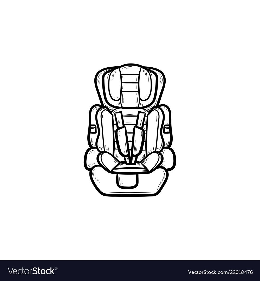 Раскраска малыш в коляске