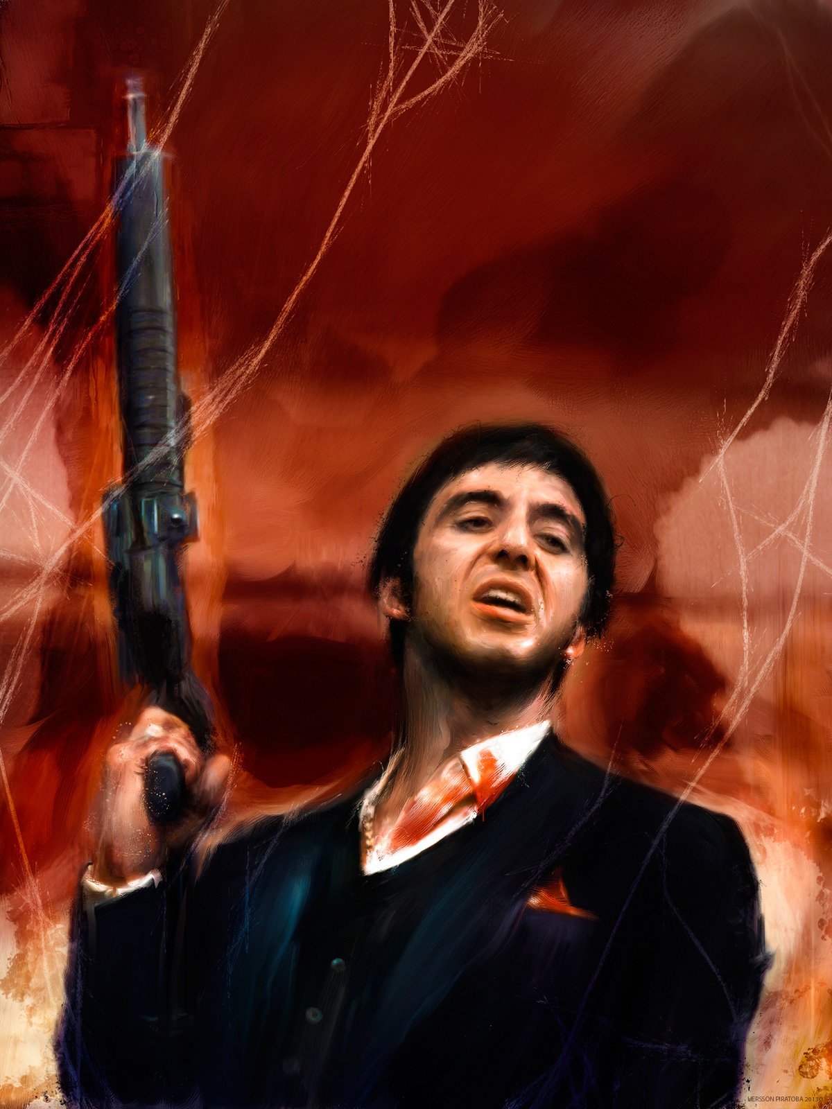 Лицо со шрамом 2020 Постер