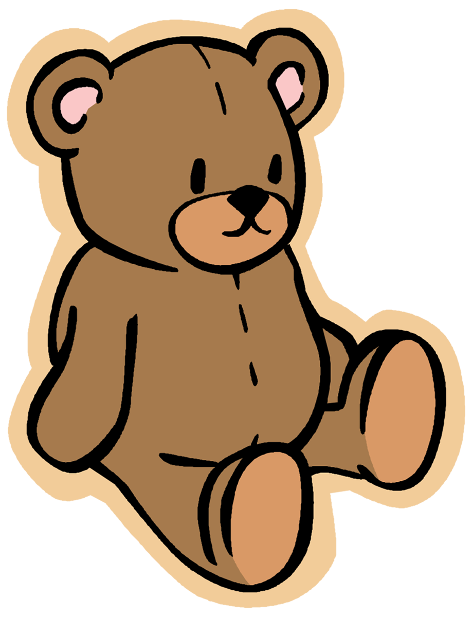 Мишка ест мед