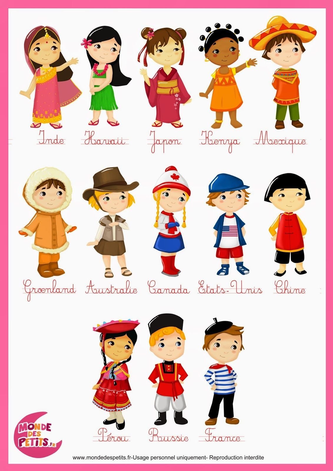 Дети разных наций