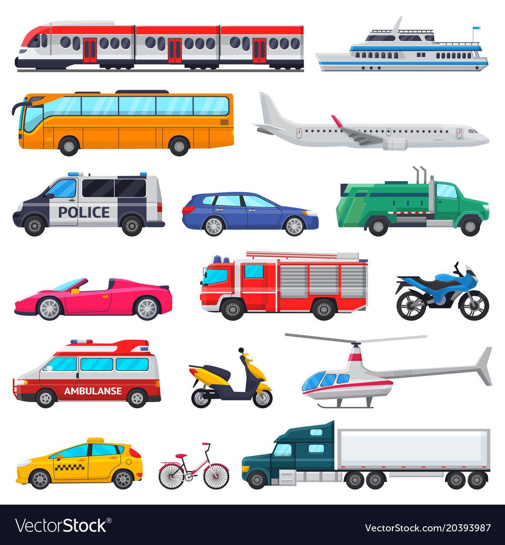 Транспорт Векторная Графика