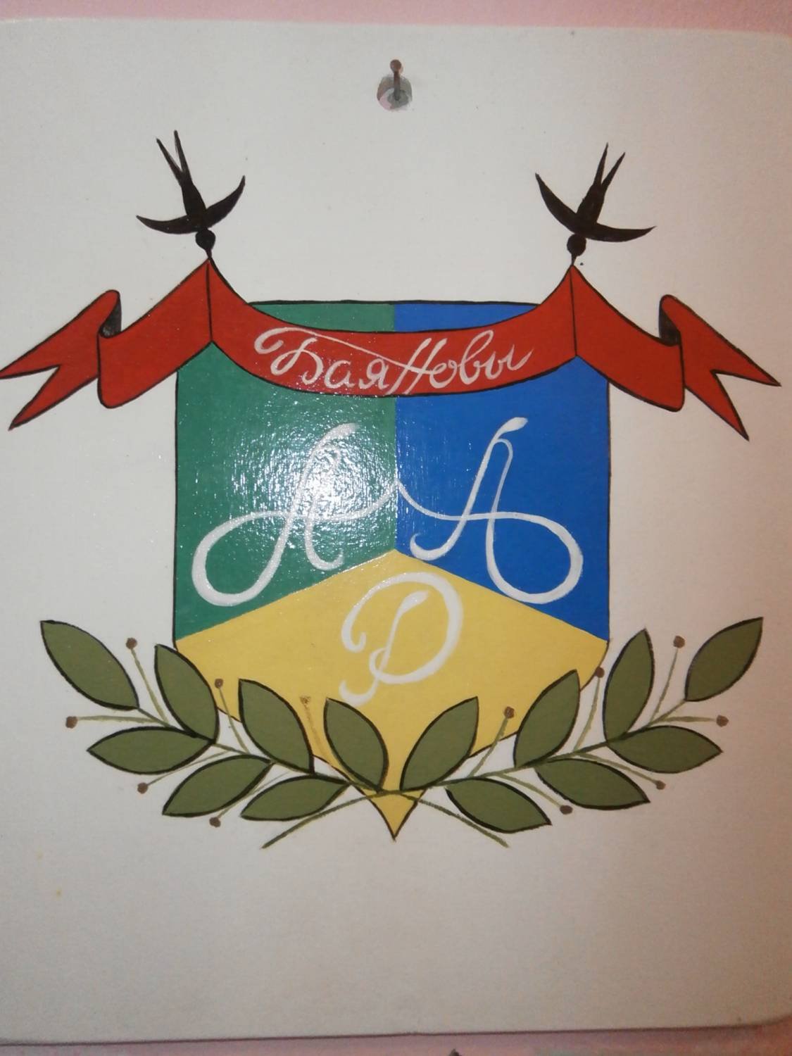 Герб семьи поделка