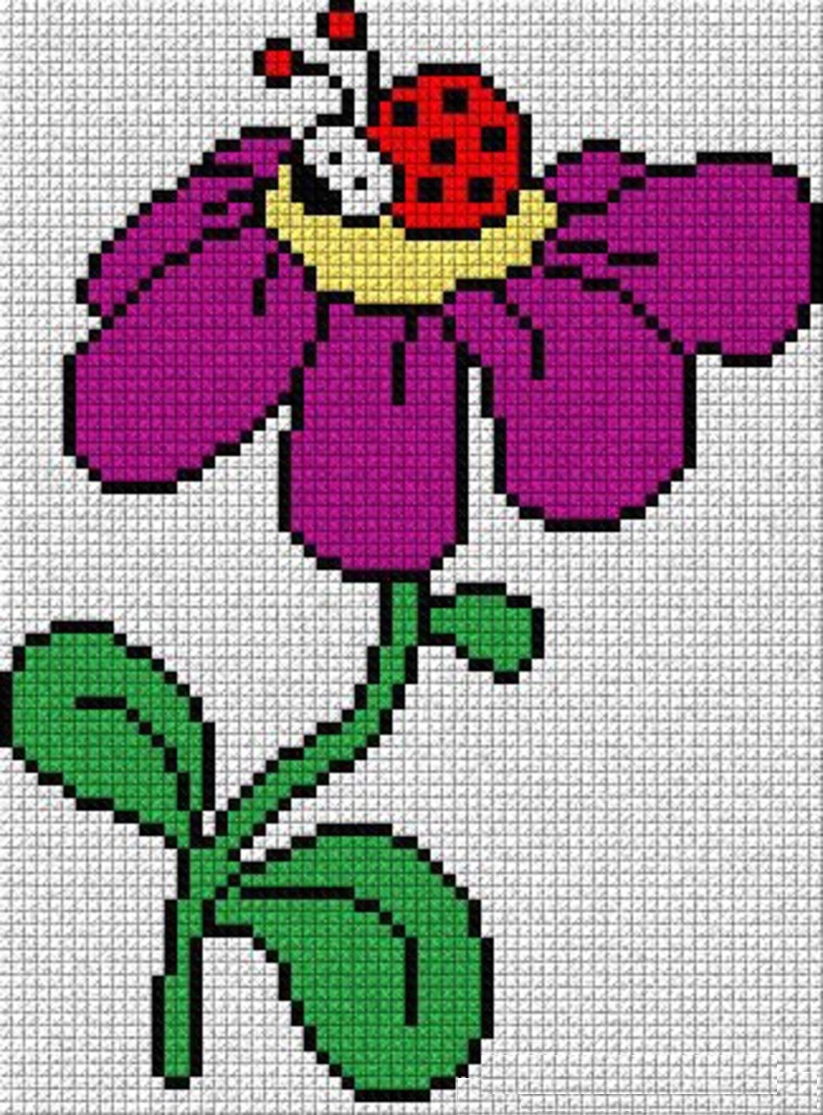 Роза пиксель арт Россия