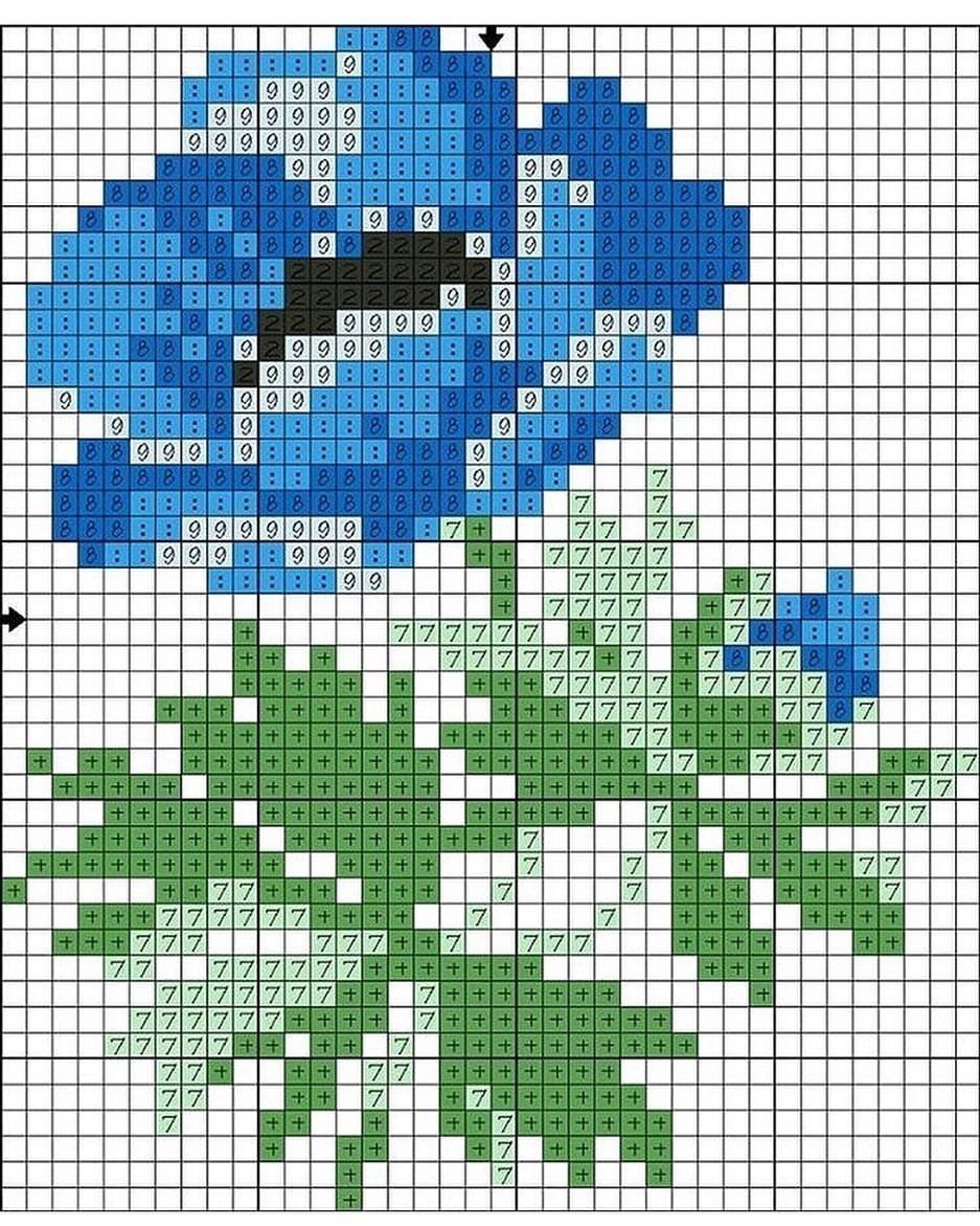 Вышивка крестом для начинающих простые