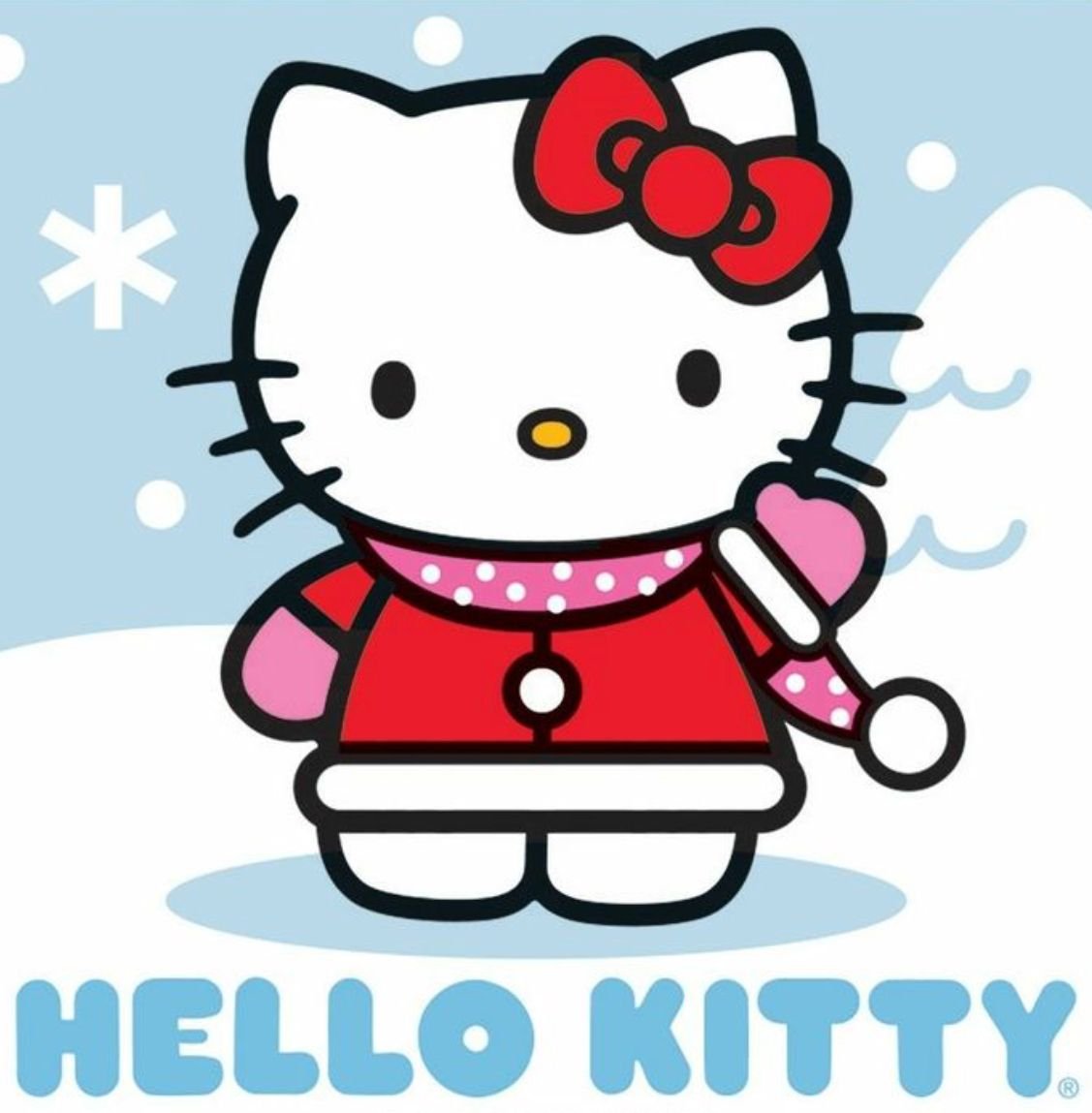 Хеллоу Китти зимой