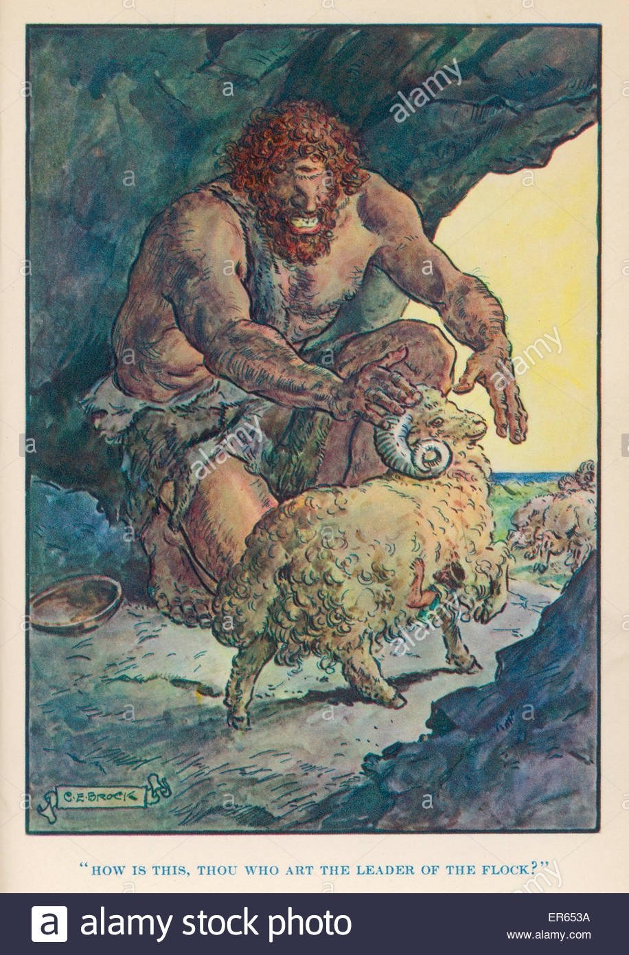 Одиссей и Циклоп Полифем