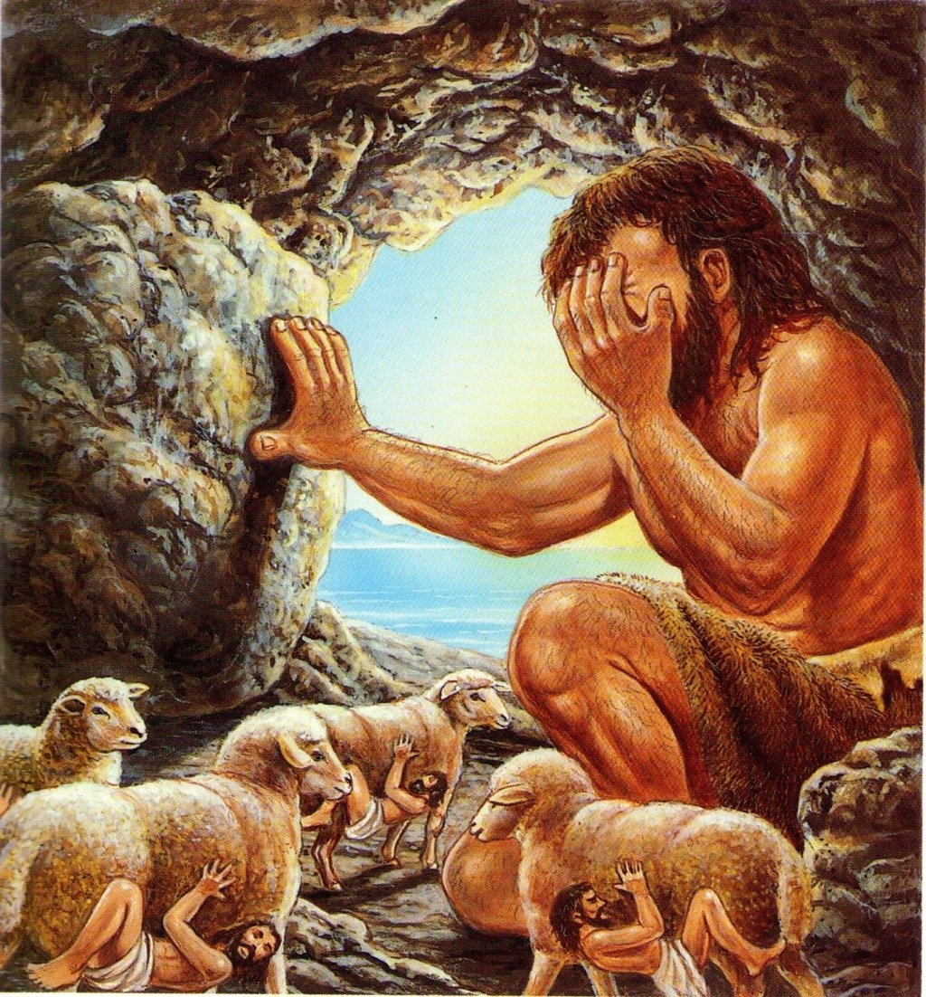 Одиссей на острове циклопов Полифем