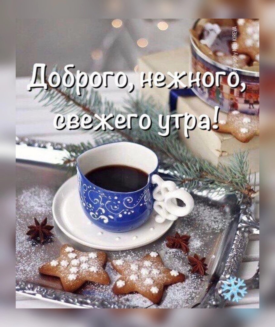 Морозное новогоднее утро