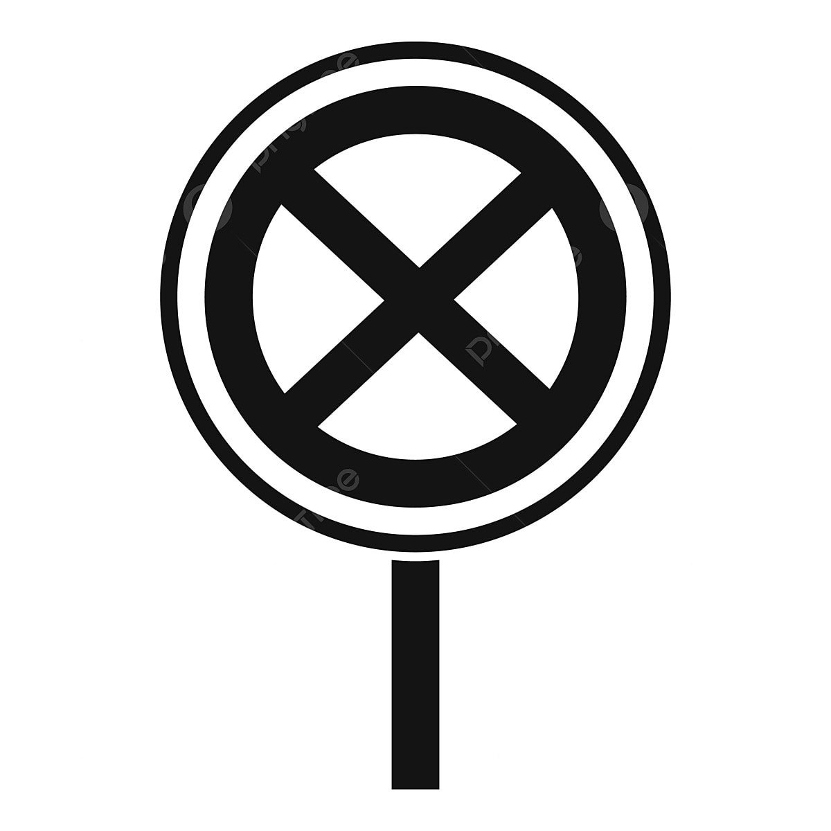 Дорожный знак остановка запрещена