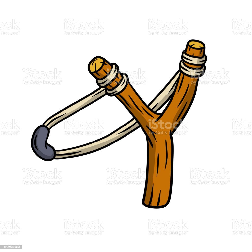 Рогатка рисовать