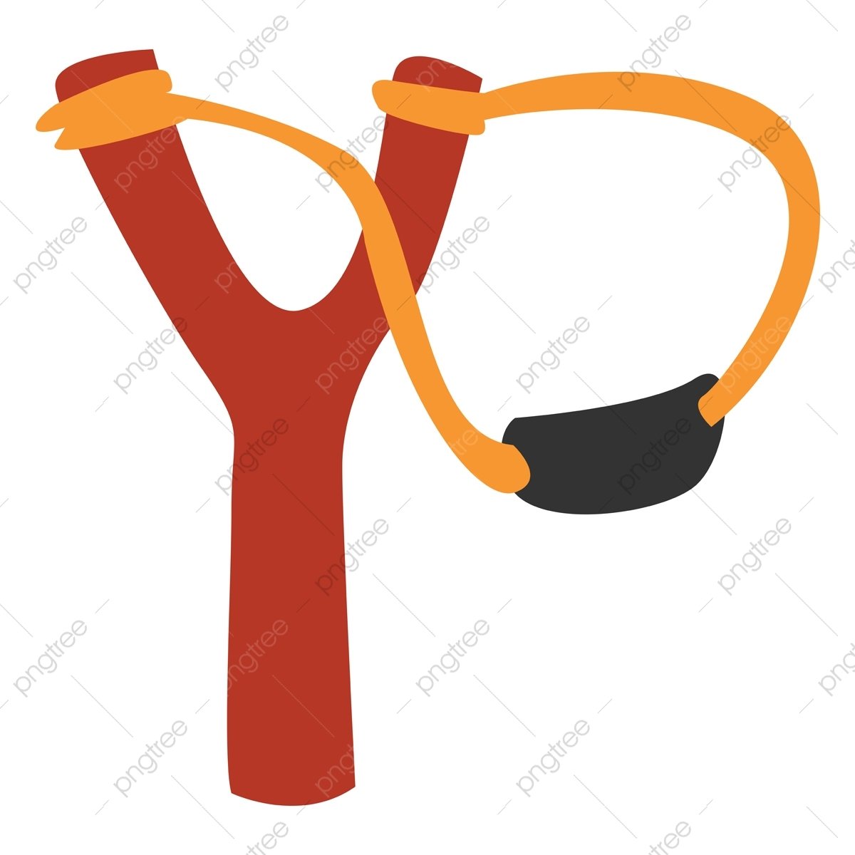 Рогатка без фона