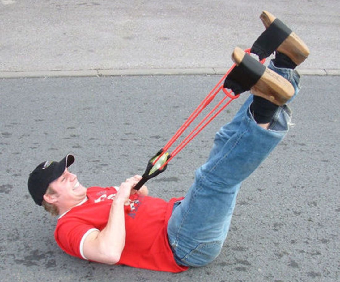 Рогатка для людей аттракцион